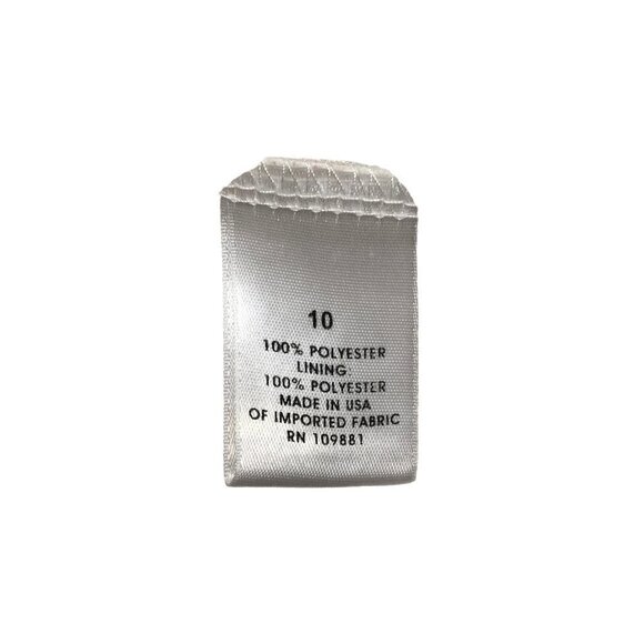 Isabel & Nina Crochet Overlay Sheath Dress Size 10 Off White/Cream Fully Lined - Picture 8 of 8